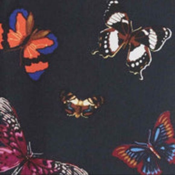 Equipment Dresses Equipmentwomens Aubrey Silk Butterfly Print Elbow